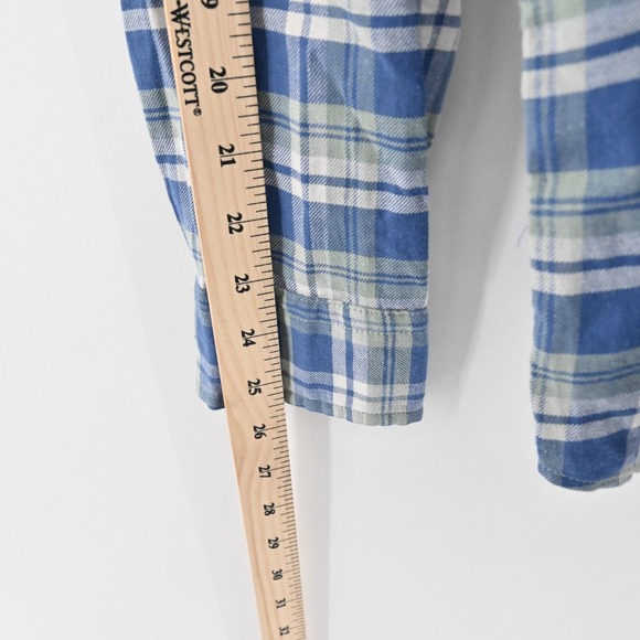 VINEYARD VINES Mens Plaid Shirt Size M Slim Longshore Blue Green Button Casual - Picture 5 of 11